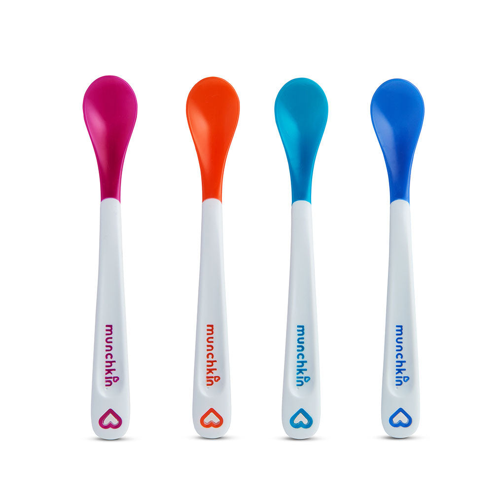Set de 4 Cucharas con Sensor de Temperatura Munchkin