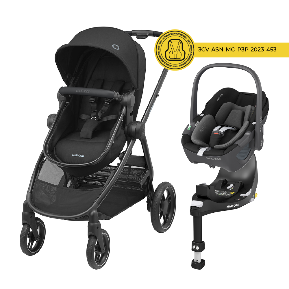 maxi cosi coche Coche Travel System Zelia 3 + Pebble 360° Pro + Family Fix Maxi Cosi – Infanti Chile
