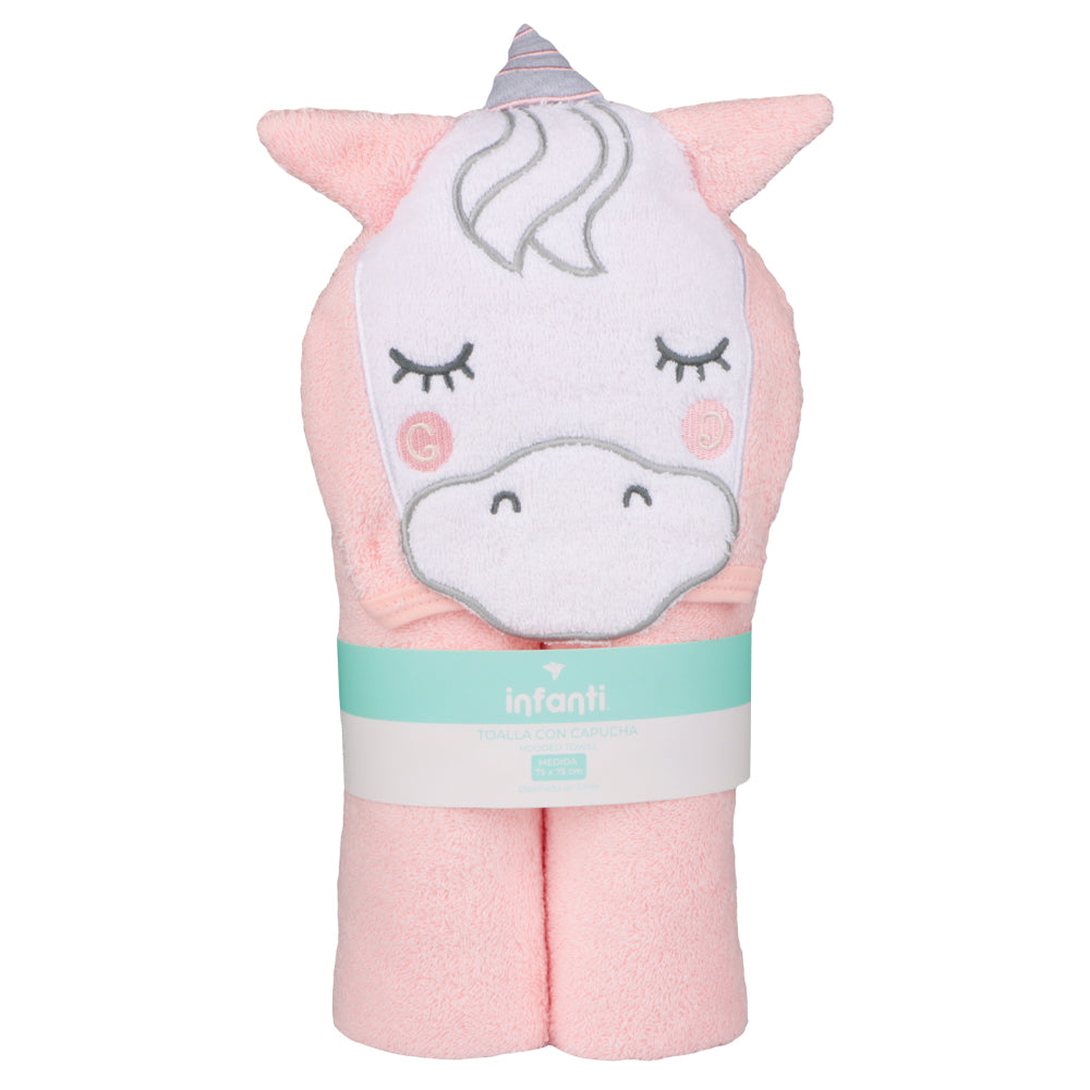 Toalla Capucha Unicornio Infanti