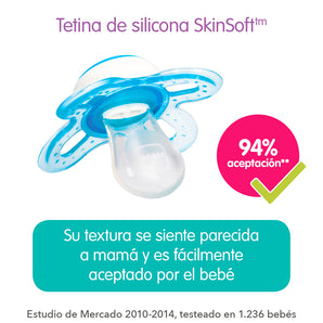 2 Chupetes Silicona  Start 0 Meses + Gris Mam