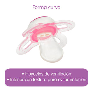 2 Chupetes Silicona  Start 0 Meses + Gris Mam