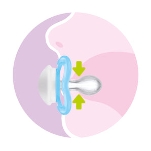 2 Chupetes Air 6 Meses + Rosado Y Celeste Mam