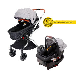 Coche Travel System Epic 360° 2G F80 Gris Infanti