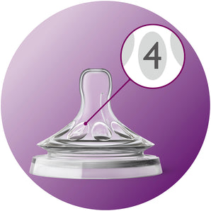 2 tetinas natural flujo rapido Avent