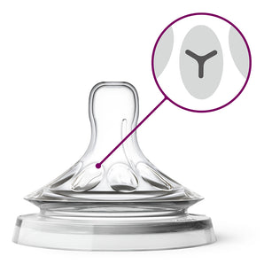 2 tetinas natural para preparados mas espesos Avent