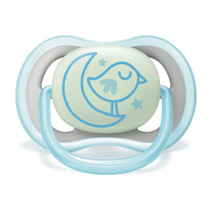 2 Chupetes Air Nocturno 6 18 Meses Niño Avent