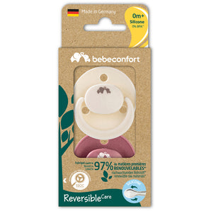2 Chupetes Reversibles Silicona 0+ Bebe Confort