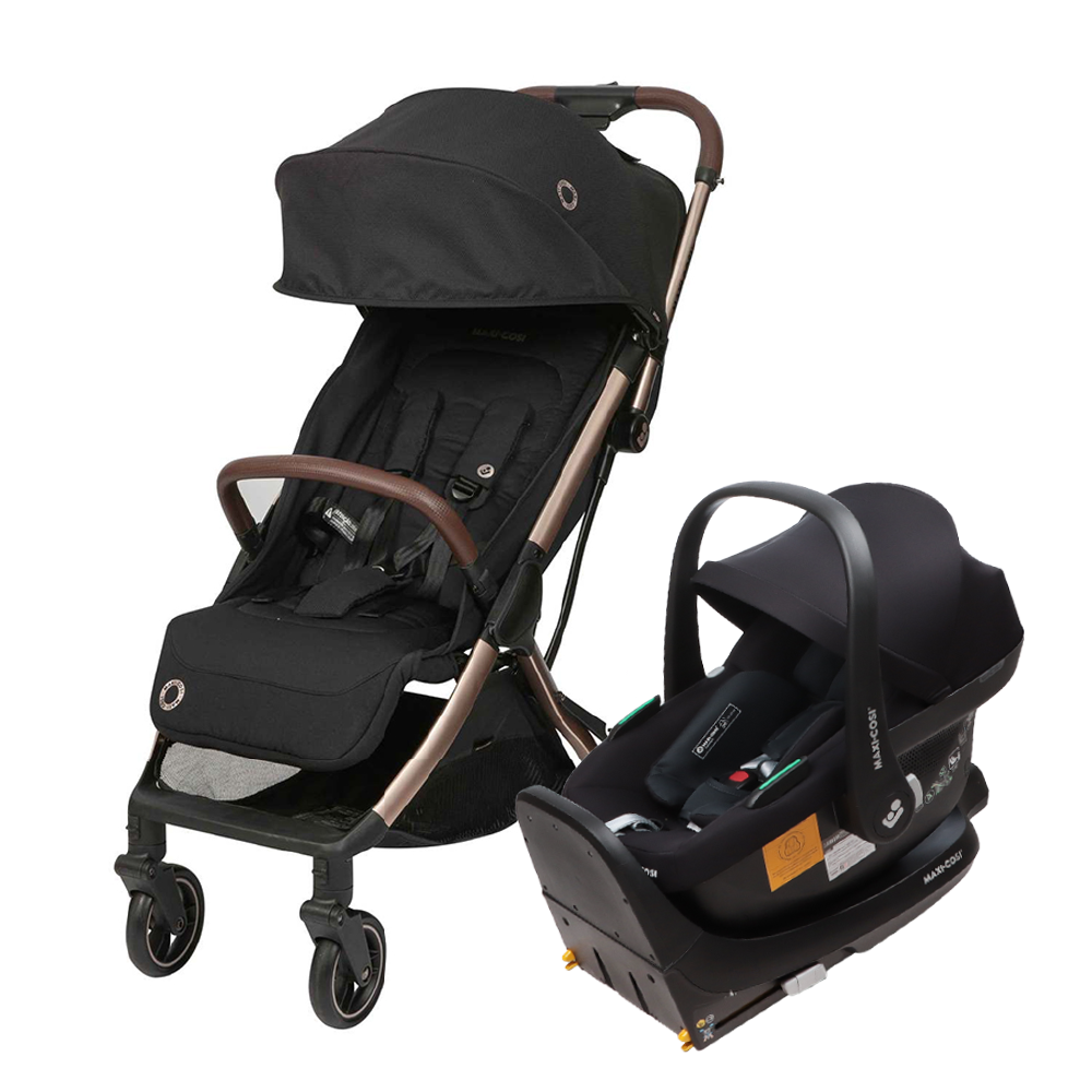 Coche Travel System Eva 3 + Cabriofix I-Size Negro Champagne Maxi Cosi – Infanti Chile