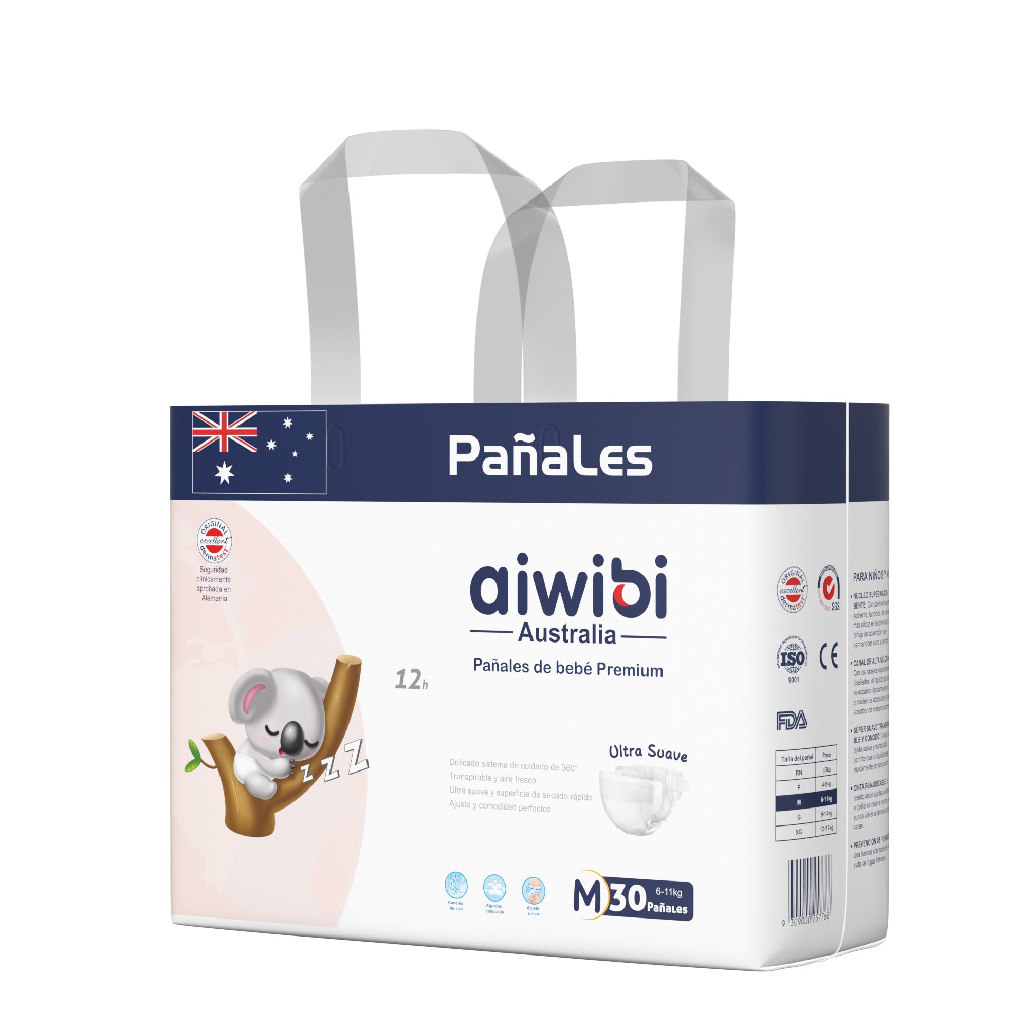 Pañales Aiwibi Talla M 30 und