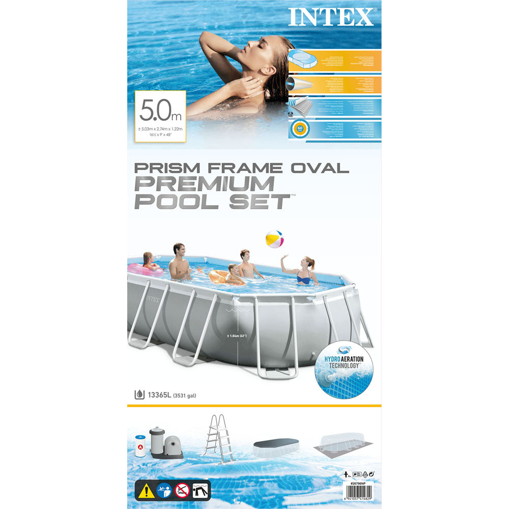 Piscina prism frame oval 503x274 x 122 cm