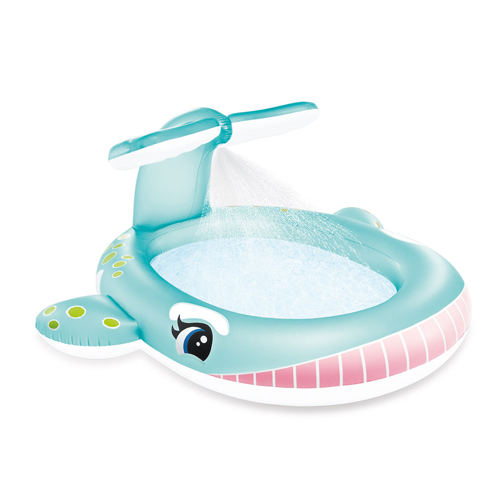 Piscina inflable whale spray 201 x 196 x 91 cm