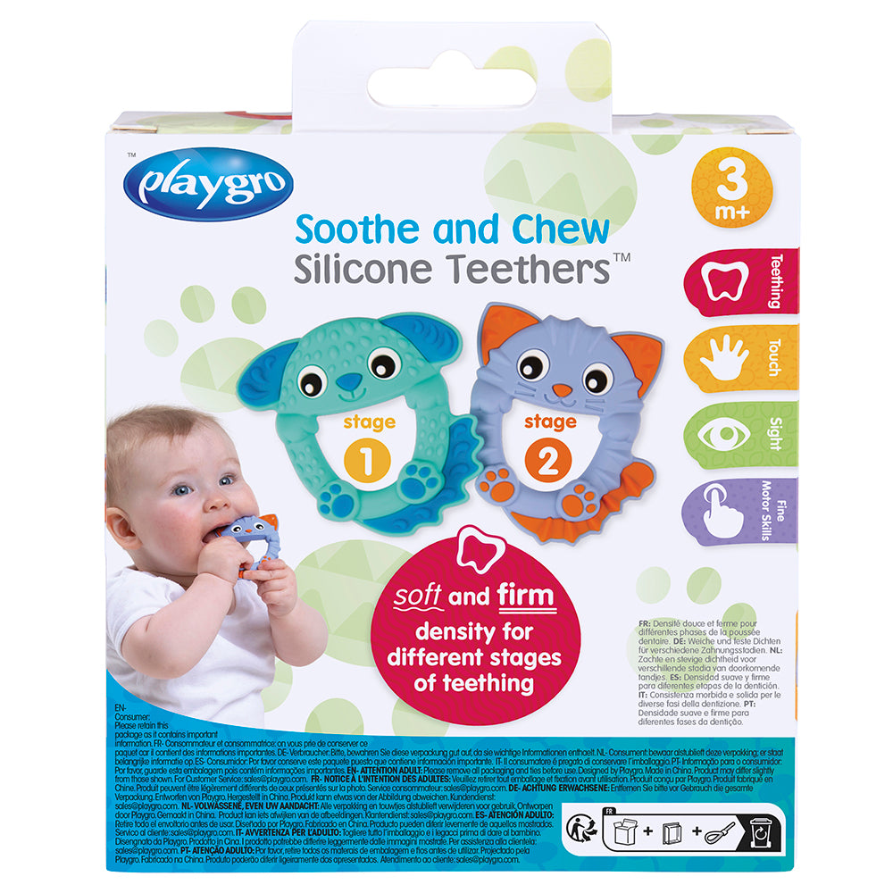 Pack Mordedores de Silicona Playgro – Infanti Chile
