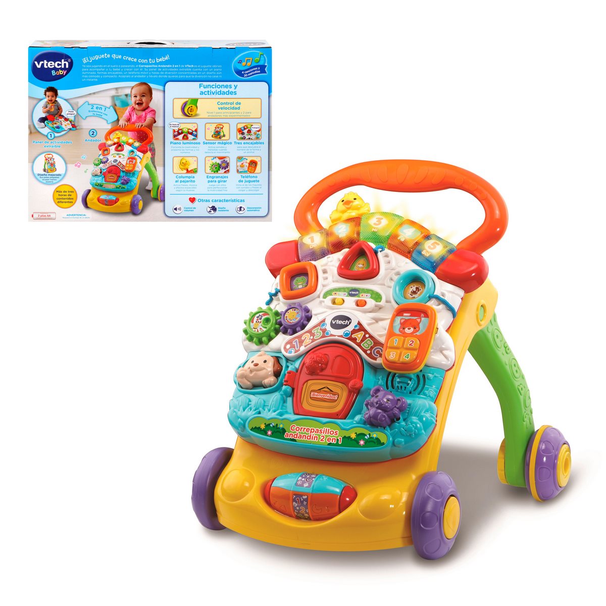 Andador Andandin 2 en 1 Vtech