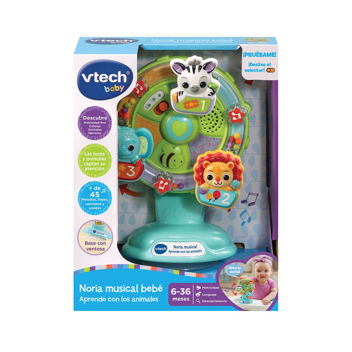 Noria Músical Bebé Aprende con los Animales Vtech