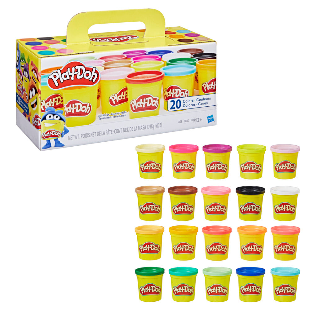 Play-Doh Súper Maletín de Colores - 20 Latas