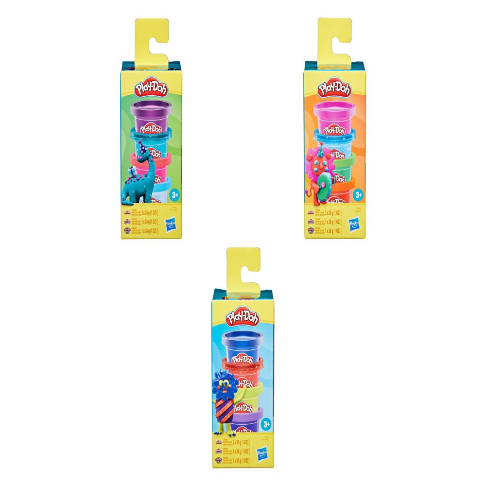 Play-Doh Mini-Pack de Colores - 4 Latas