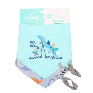 Bipack Baberos Impermeables Niño Celeste Infanti