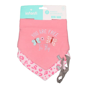 Bipack Baberos Impermeables Niña Fucsia Infanti