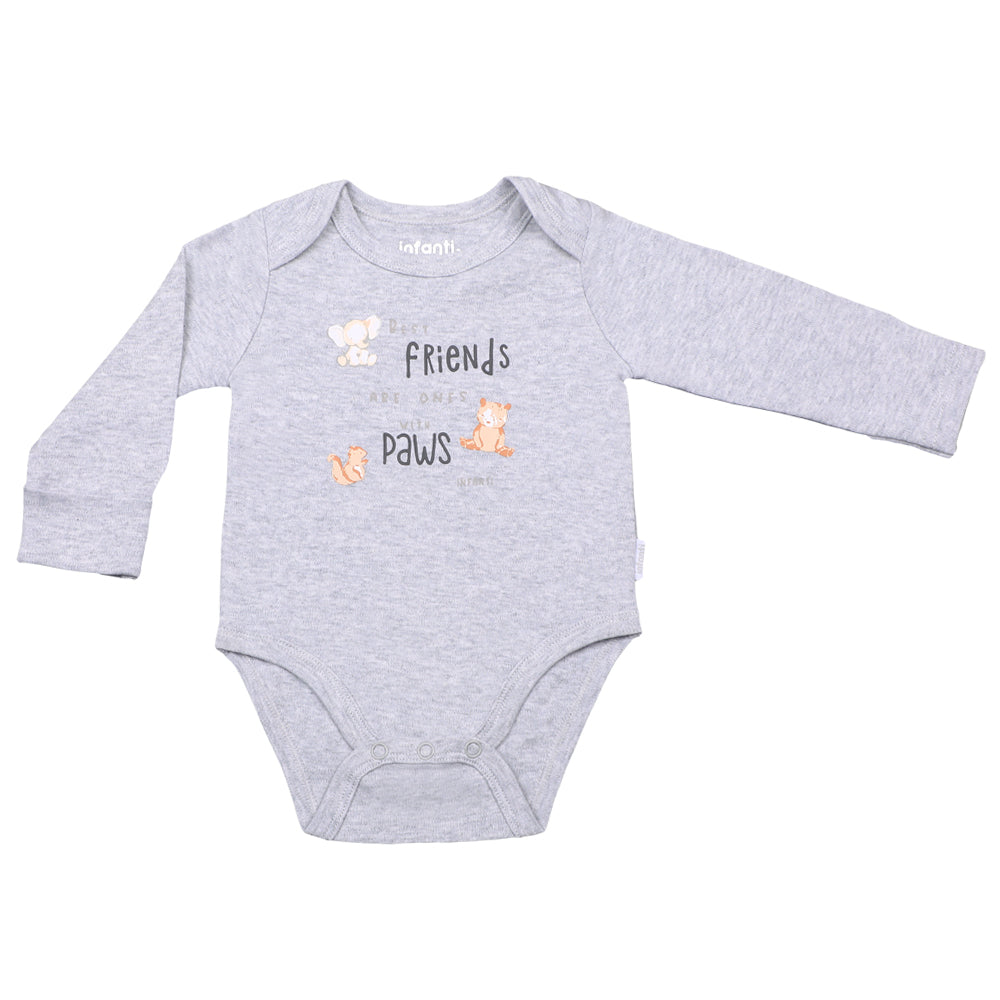 Quintupack Body Baby Animals Unisex Algodón Infanti