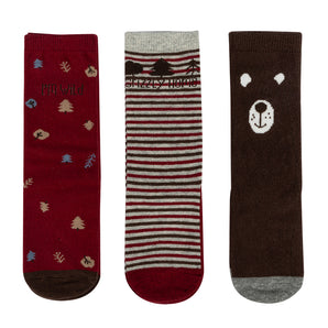Tripack Calcetines Bear Niño Infanti