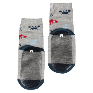 Calcetin Con Antideslizante Crabs Niño Infanti