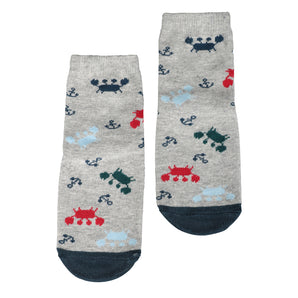 Calcetin Con Antideslizante Crabs Niño Infanti