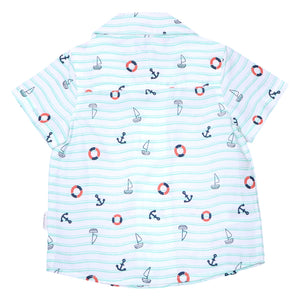 Camisa Guayabera Navy Niño
