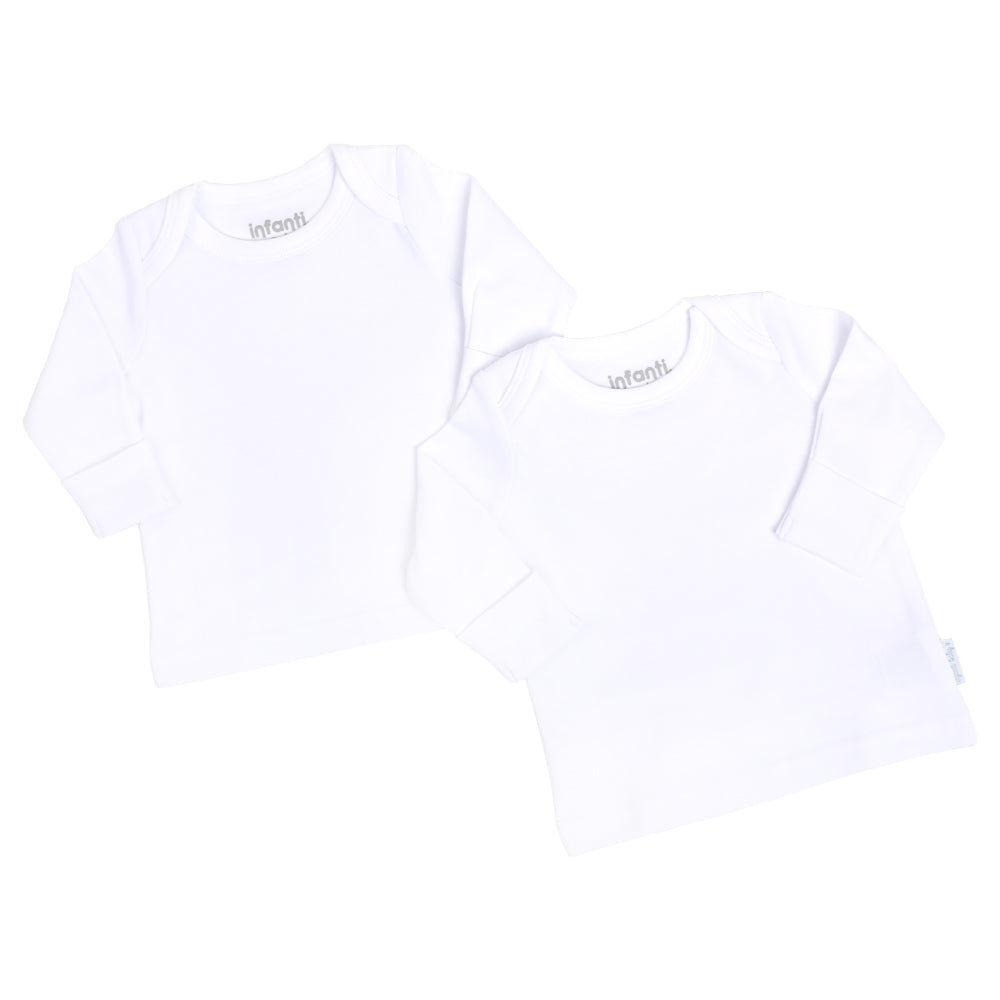 Bipack Camiseta Blanca Unisex Infanti