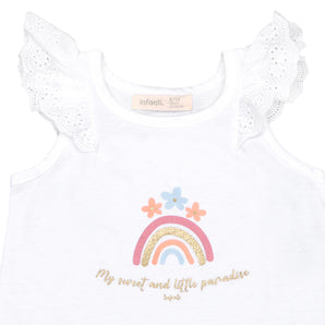 Conjunto Largo Flowers Capri Niña