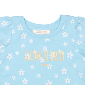 Conjunto Flowers Short Niña