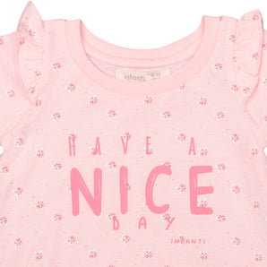 Conjunto Flowers Biker Niña