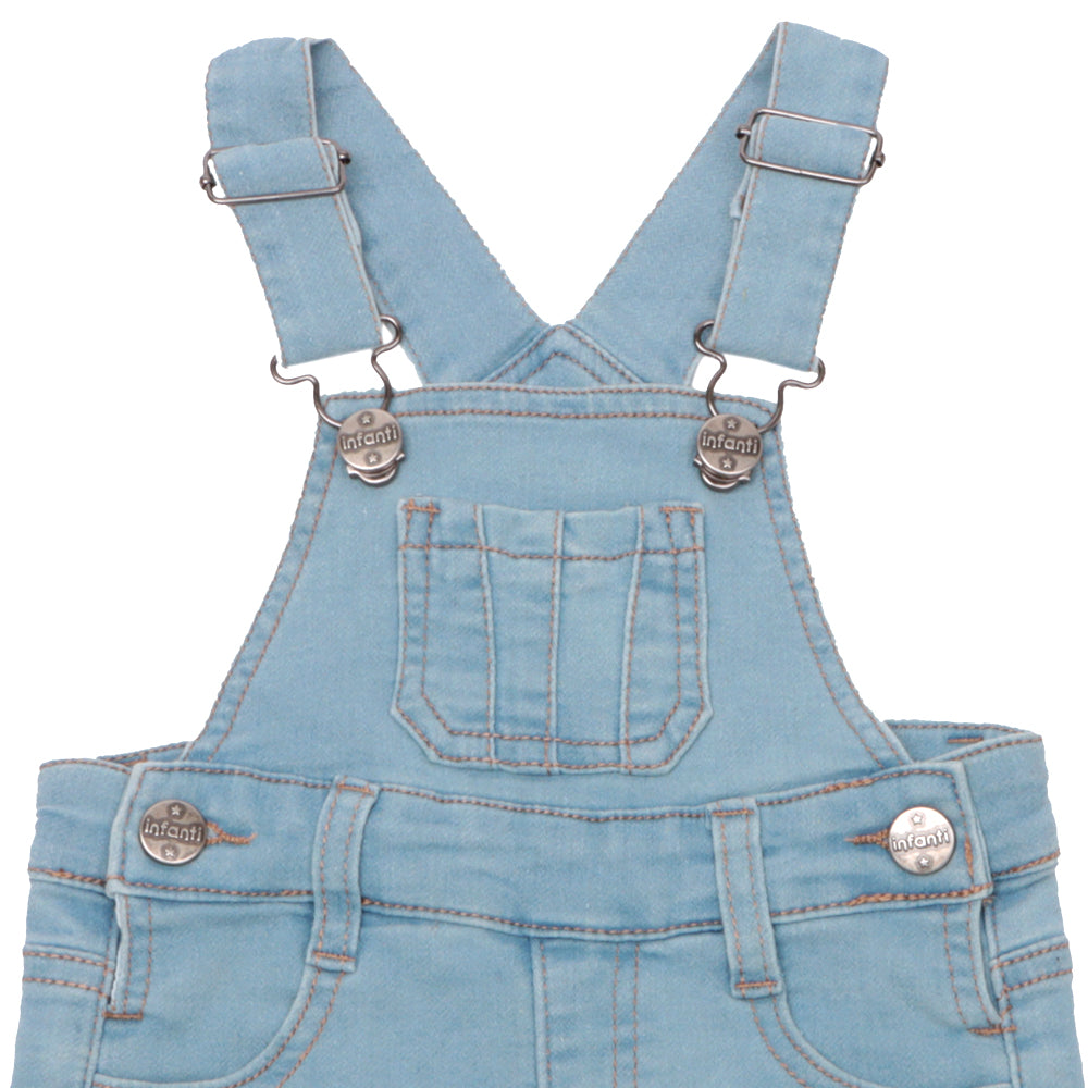 Jardinera Corta Denim Unisex