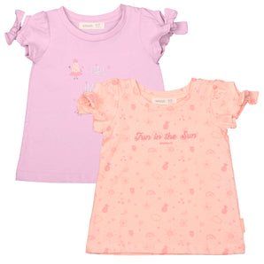 Bipack Poleras Tropical Frutas Niña