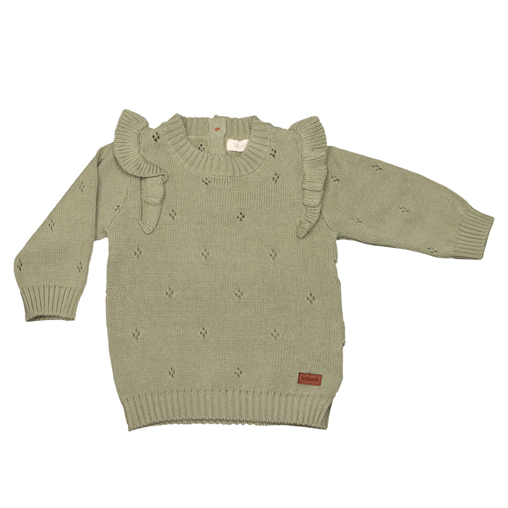 Sweater Tejido Calado Niña Infanti