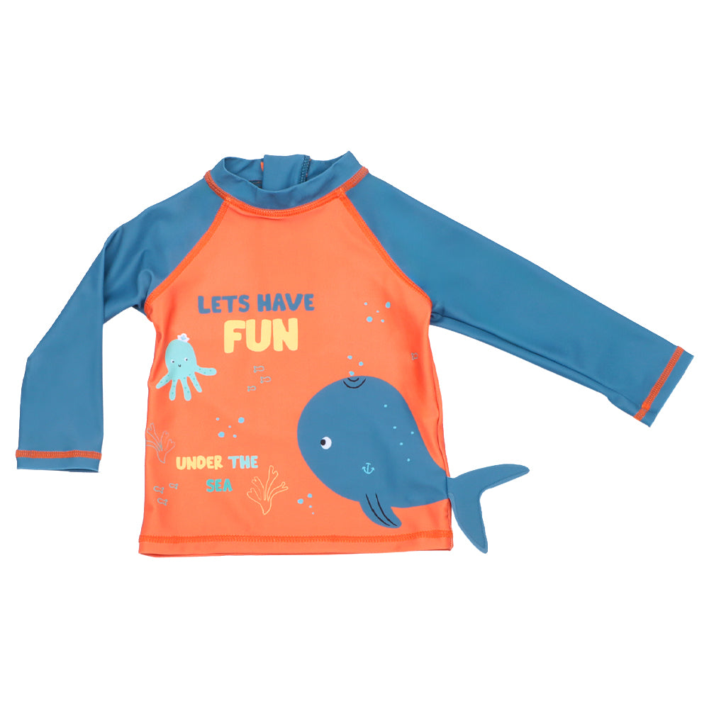 Conjunto traje de baño whale fps 50 uv niño