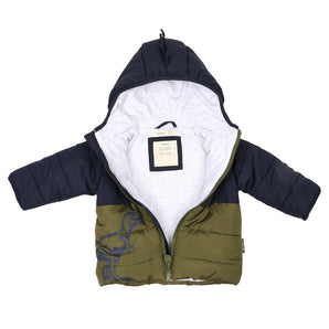 Parka Con Gorro Dino Niño Infanti
