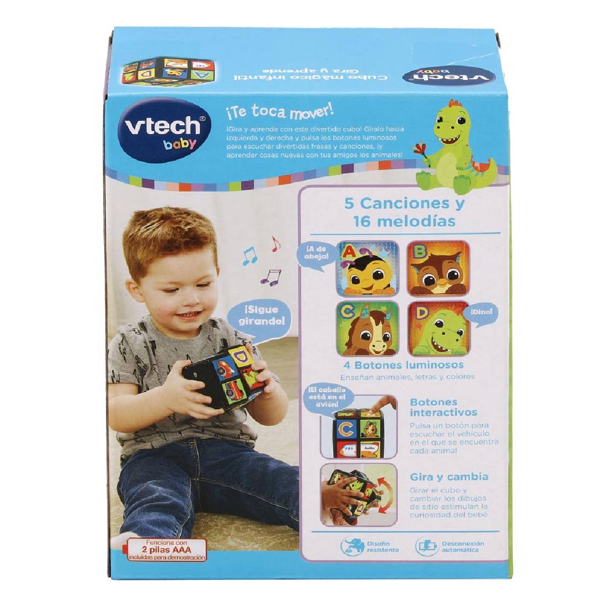 Cubo Mágico Infantil Gira y Aprende Vtech