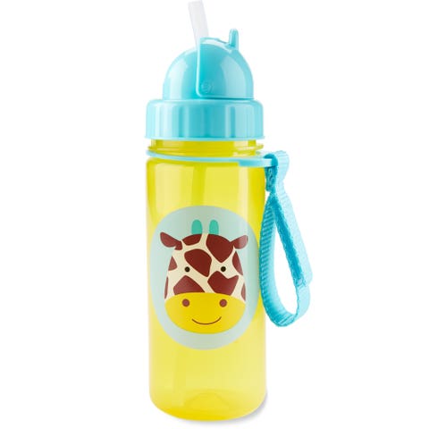 Zoo Straw Bottle Pp Giraffe