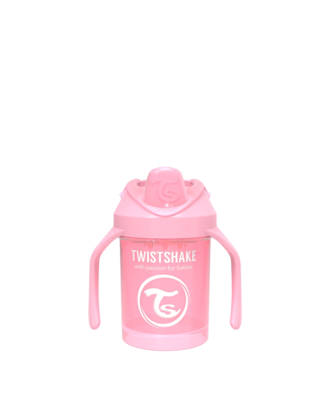 Vaso Twistshake Mini Cup 230ml 4+m rosado pastel
